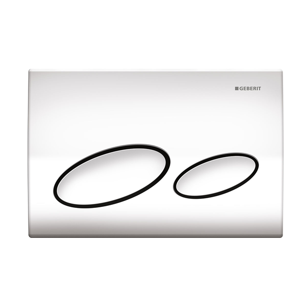 Geberit – – 115.228.11.1 – Kappa20 Dual Flush Button – White – Bathware
