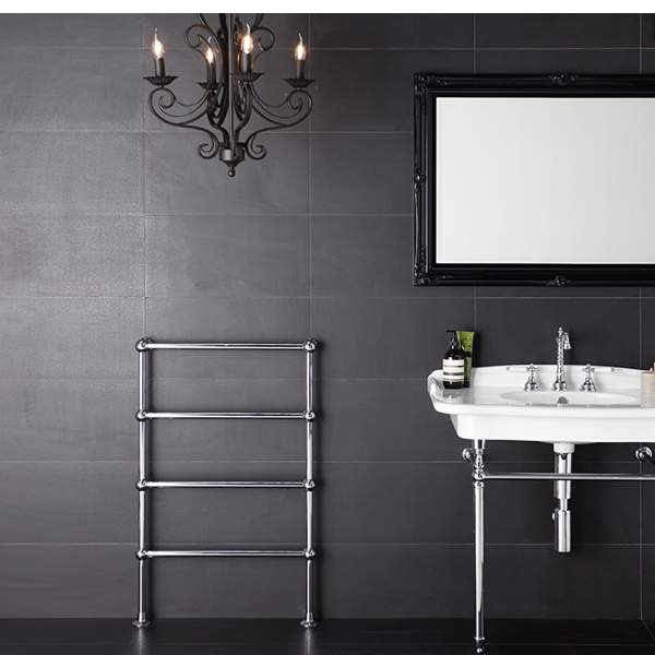 Freestanding heated towel deals rail