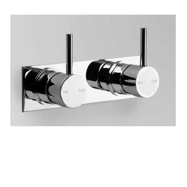 Astra Walker Icon A69.48.V7.00 Twin Mixers Chrome Design Bathware