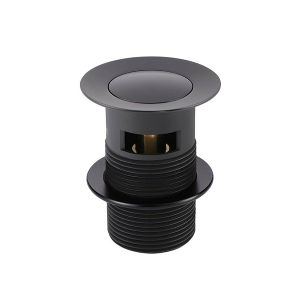 Meir MP04A Bath Pop Up Waste 32mm Overflow / Slotted Matte Black Design Bathware