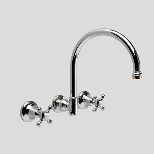 Astra Walker Hampton A58.28.00 Wall Set Chrome Design Bathware