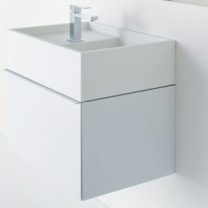 Rifco – Contour – CON18CGW2 – Double Drawer Vanity with Corian