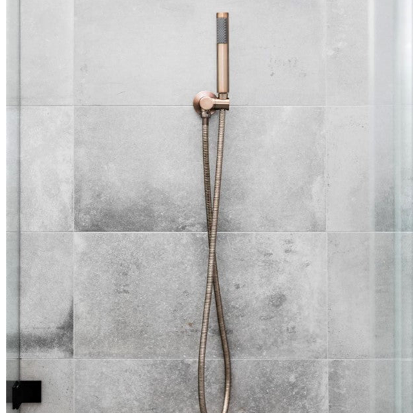 Meir – MZ06-R-CH – Round Shower on Rail Column – Champagne – Design ...