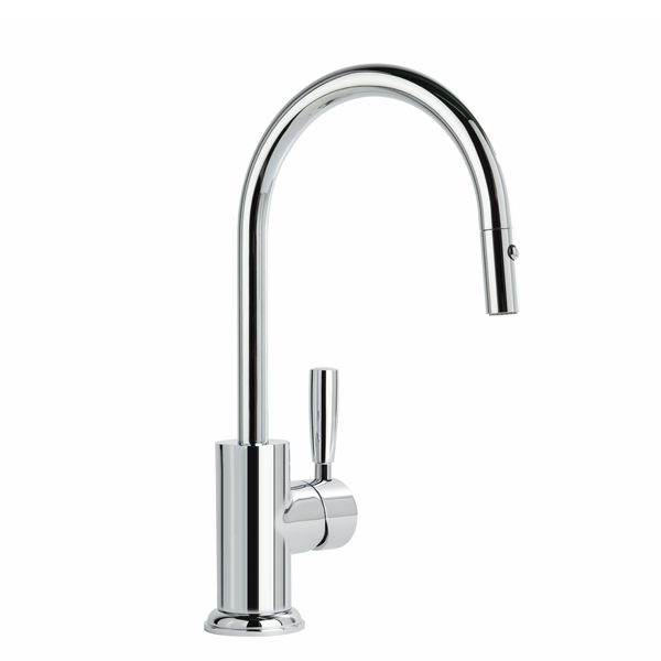 Brodware - Manhattan - 1.9108.04.0.01 - Kitchen Mixer with Swivel Spout & Pullout Spray - Wels 5 Star Flow Rate 6L/min - Chrome