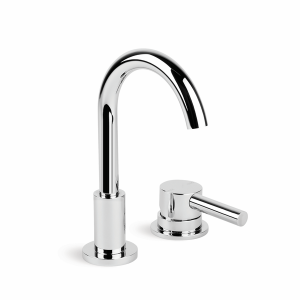 Brodware - City Plus - 1.9700.06.7.01 - Basin Set with Swivel Spout and Hob Mixer - Wels 6 Star Flow Rate 4.5L/min - Chrome