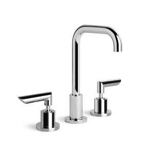 Brodware - City Plus - 1.9700.80.3.01 - Basin Set With Square Swivel Spout - Wels 6 Star Flow Rate 4.5L/min - Chrome