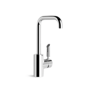 Brodware - City Plus - 1.9703.80.3.01 - Basin Mixer Single Lever with Square Swivel Spout - Wels 6 Star Flow Rate 4.5L/min - Chrome
