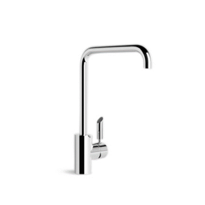 Brodware - City Plus - 1.9708.80.3.01 - Kitchen Mixer Single Lever with Square Swivel Spout - Wels 5 Star Flow Rate 6L/min - Chrome