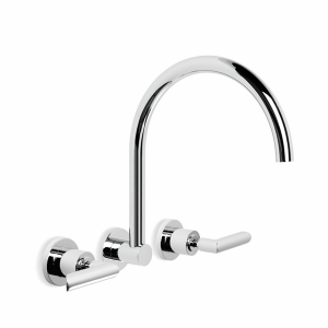 Brodware - City Plus - 1.9728.00.3.01 - Wall Set with 230mm Swivel Spout - Chrome