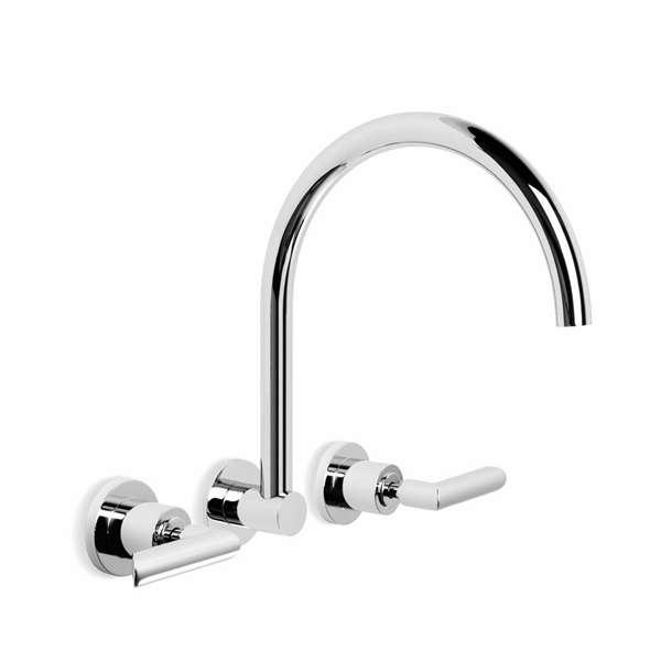 Brodware - City Plus - 1.9728.00.3.01 - Wall Set with 230mm Swivel Spout - Chrome