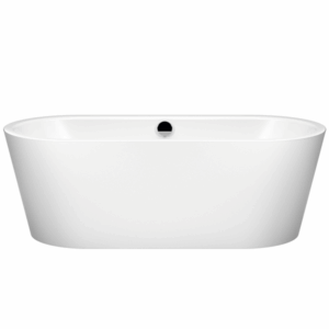 Kaldewei - Meisterstuck Classic Duo - 01-1111-06 - Oval Bath 1800mm - Alpine White with Chrome Overflow
