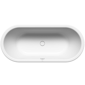 Kaldewei - Centro Duo - 01-128-06 - Oval Bath 1800mm - Alpine White with Overflow