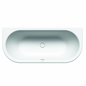 Kaldewei - Centro Duo 2 - 01-131-06 - Back to Wall Bath 1700mm - Alpine White with Overflow