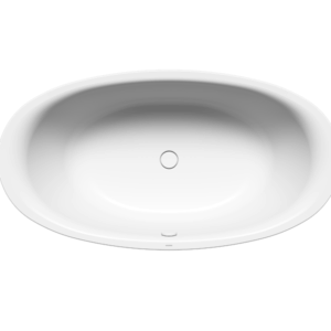 Kaldewei - Ellipso Duo - 01-232-06 - Oval Bath 1900mm - Alpine White with Overflow