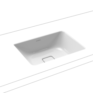 Kaldewei - Cono - 01-3078 - Undercounter Rectangle Basin 470 x 381 - Alpine White