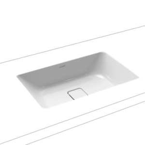Kaldewei - Cono - 01-3087 - Undercounter Rectangle Basin 569 x 382 - Alpine White