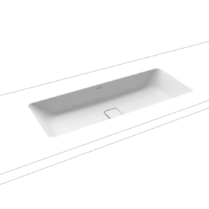 Kaldewei - Cono - 01-3088 - Undercounter Rectangle Basin 869 x 382 - Alpine White