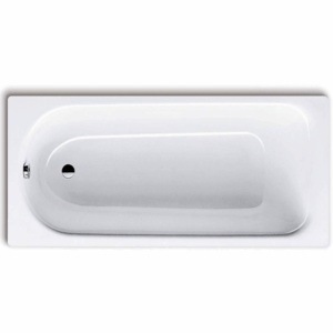 Kaldewei - Eurowa - 01-310-06 - Rectangle Bath 1500mm - Alpine White with Chrome Overflow
