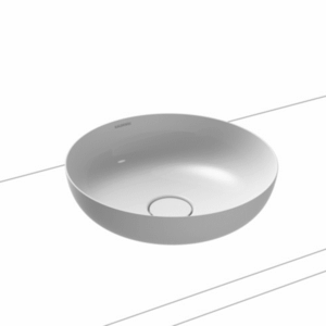 Kaldewei - Miena - 01-3181 - Countertop Round Basin 380mm - Alpine White