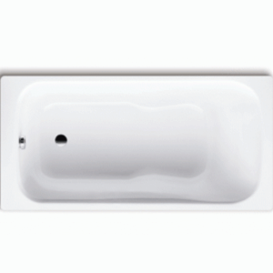 Kaldewei - Dyna Set - 01-620-06 - Bath 1700mm - Alpine White with Overflow Chrome