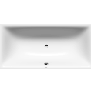 Kaldewei - Silenio - 01-678-06 - Rectangle Bath 1900mm - Alpine White with Chrome Overflow