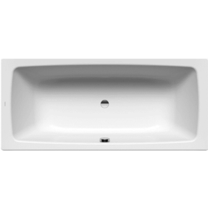 Kaldewei - Cayono Duo - 01-724-06 - Rectangle Bath 1700mm - Alpine White with Overflow Chrome