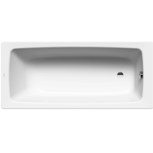 Kaldewei - Cayono - 01-747-06 - Rectangle Bath 1500mm - Alpine White with Overflow Chrome