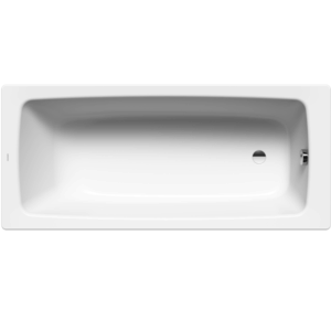 Kaldewei - Cayono - 01-750-06 - Rectangle Bath 1700mm - Alpine White with Overflow Chrome