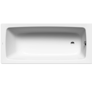 Kaldewei - Cayono - 01-751-06 - Rectangle Bath 1800mm - Alpine White with Overflow Chrome
