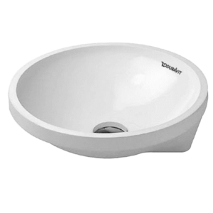 Duravit - Architec - 0463400000 - Undercounter Basin 400mm - Gloss Alpine White