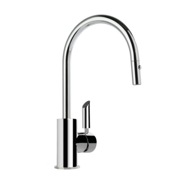 Brodware - City Plus - 1.9708.04.3.01 - Kitchen Mixer with Pull-out Spray - Wels 5 Star Flow Rate 6L/min - Chrome