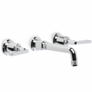 Brodware - Industrica - 1.6705.00.3.01 - Wall Set with 185mm Spout and Metal Levers - Chrome