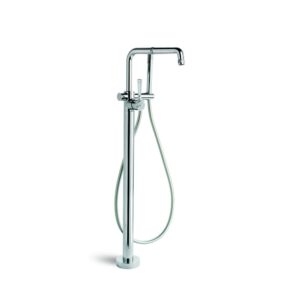 Brodware - Industrica - 1.6708.08.0.01 - Bath/Handshower Diverter Set Floor Mount - Chrome