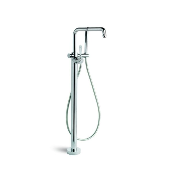 Brodware - Industrica - 1.6708.08.0.01 - Bath/Handshower Diverter Set Floor Mount - Chrome