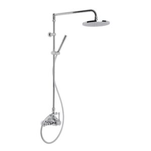 Brodware - Industrica - 1.6714.03.0.01 - Exposed Shower Set with 225mm Rose, Handshower and Diverter - Chrome