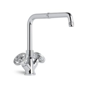 Brodware - Industrica - 1.6730.00.2.01 - Kitchen Mixer with Swivel Spout & Cross Handles - Chrome