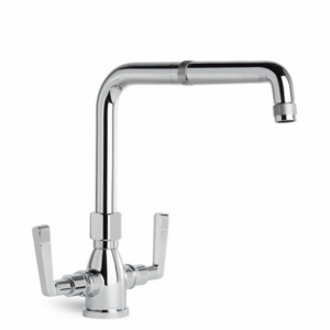 Brodware - Industrica - 1.6730.00.3.01 - Kitchen Mixer with Swivel Spout & Metal Levers - Chrome