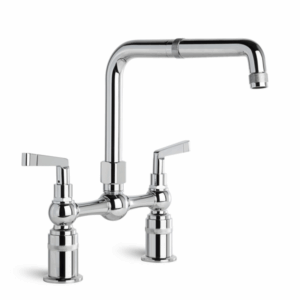 Brodware - Industrica - 1.6731.00.3.01 - Kitchen Set with Swivel Spout & Metal Levers - Chrome