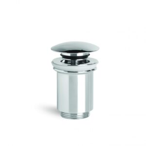 Brodware - Wastes and Traps - 1.7003.00.0.01 - 32mm Designer Click Clack Waste with Overflow  - Chrome