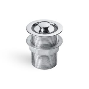Brodware - Wastes and Traps - 1.7005.00.0.01 - 40mm Plug and Waste with Metal Plug Non Overflow - Chrome