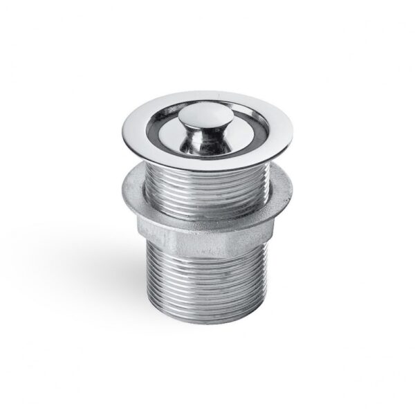 Brodware - Wastes and Traps - 1.7005.00.0.01 - 40mm Plug and Waste with Metal Plug Non Overflow - Chrome
