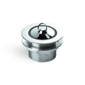 Brodware - Wastes and Traps - 1.7010.00.0.01 - 50mm Plug and Waste with Metal Plug Non Overflow - Chrome