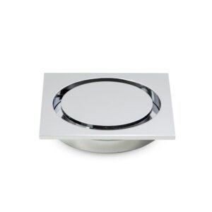 Brodware - Wastes and Traps - 1.7024.05.0.01 - Floor Waste Square 100mm - Chrome