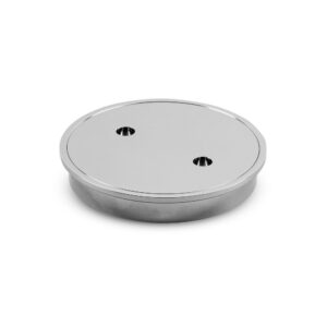 Brodware - Wastes and Traps - 1.7025.00.0.01 - Floor Clean-out Waste Round 100mm - Chrome