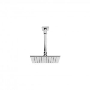 Brodware - SQ 75 - 1.7511.31.0.01 - Shower Rose 195mm and 150mm Ceiling Dropper - Wels 3 Star Flow Rate 9L/min - Chrome