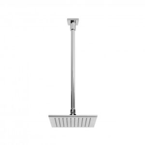 Brodware - SQ 75 - 1.7511.34.0.01 - Shower Rose 195mm and 450mm Ceiling Dropper - Wels 3 Star Flow Rate 9L/min - Chrome