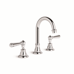 Brodware - Neu England - 1.8000.00.3.01 - Basin Set with Swivel Spout & Metal Levers - Chrome