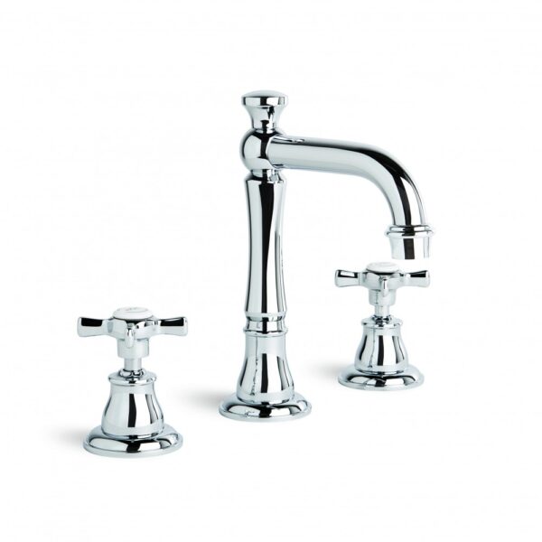 Brodware - Neu England - 1.8000.02.2.01 - Basin Set with Traditional Swivel Spout - Chrome
