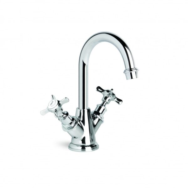 Brodware - Neu England - 1.8004.00.2.01 - Basin Mixer with Swivel Spout - Chrome