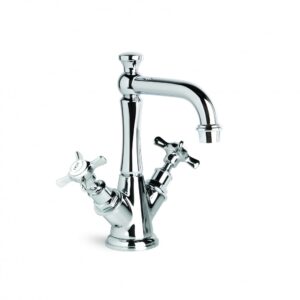 Brodware - Neu England - 1.8004.02.2.01 - Basin Mixer with Traditional Swivel Spout - Chrome